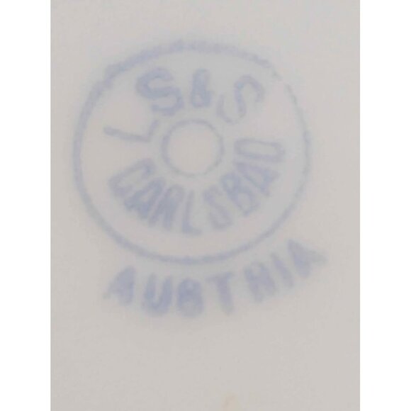 Vintage L Straus & Sons (LS&S) Carlsbad Austria Biscuit Barrel - Picture 9 of 9